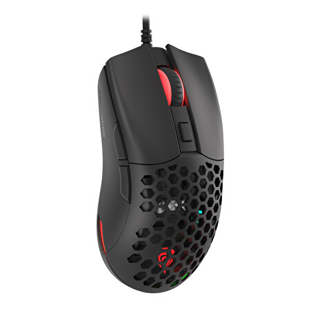 Genesis herní optická myš KRYPTON 750/RGB/8000 DPI/Herní/Optická/8 000 DPI/Drátová USB/Černá
