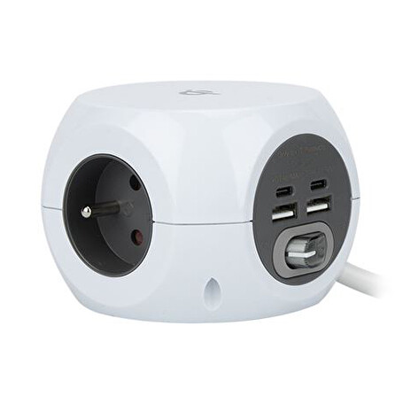 Prodlužovací kabel SOLIGHT PP146USBW