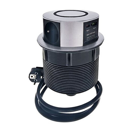 Zásuvkový blok SOLIGHT PP120USBW