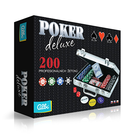 Hra Albi Poker deluxe (200 žetonů)