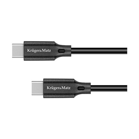 Kabel KRUGER & MATZ KM1261 Basic USB-C/USB-C 2,5m Black