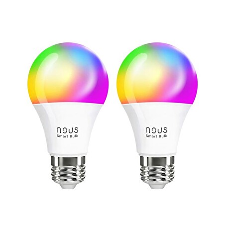 Smart LED žárovka E27 9W RGB NOUS P3/2pack WiFi Tuya sada 2ks