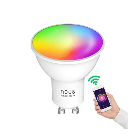 Smart LED žárovka GU10 4,5W RGB NOUS P8 WiFi Tuya