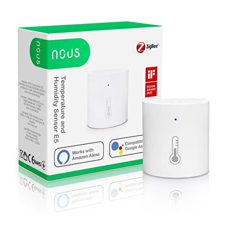 Smart detektor teploty a vlhkosti NOUS E5 ZigBee Tuya