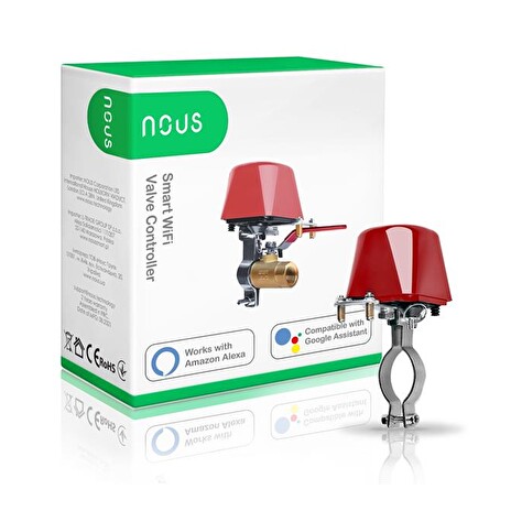 Smart motorizovaný zavírač ventilu NOUS L3 WiFi Tuya