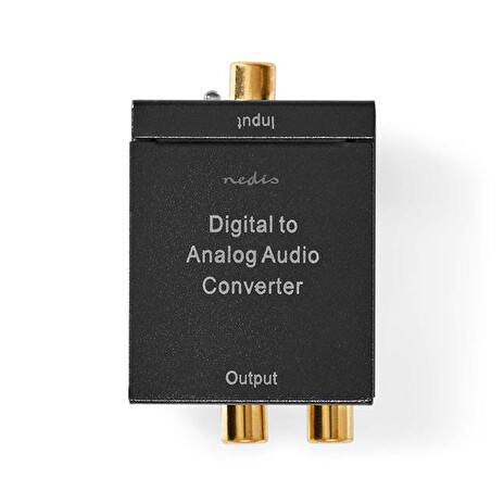Převodník 2x Cinch/Toslink Nedis ACON2510BK