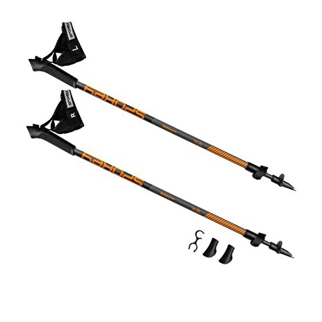 Hole trekingové SPOKEY RIFT 1 pár s příslušenstvím šedo-oranžové