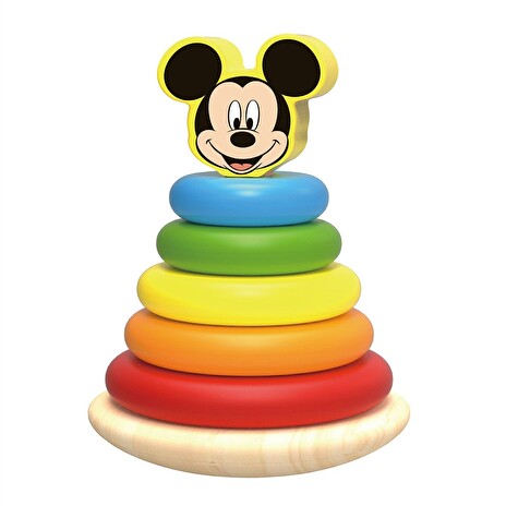 Hračka Derrson Mickey pyramida, 13 x 13 x 19,5 cm