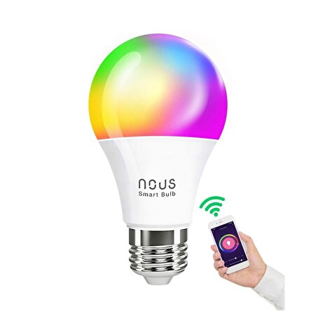 Smart LED žárovka E27 9W RGB NOUS P3 WiFi Tuya