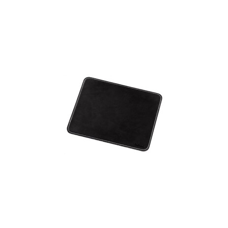 Hama podložka pod myš v koženém designu, černá