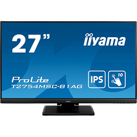 27" iiyama T2754MSC-B1AG: IPS,FHD,AG,10P,HDMI,repr