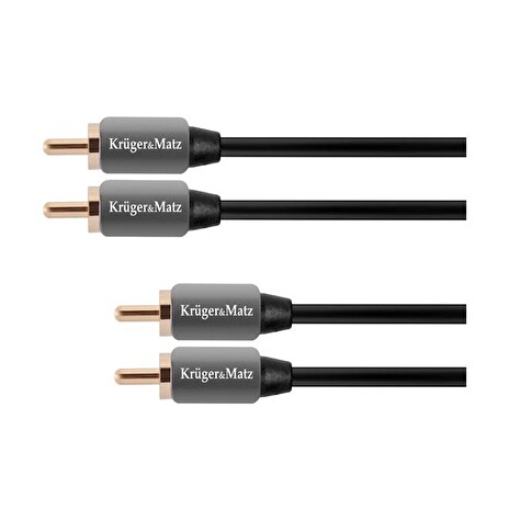 Kabel KRUGER & MATZ 2xCINCH konektor/2xCINCH konektor 1,8m KM0305