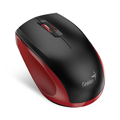 Genius NX-8006S/Kancelářská/Optická/Bezdrátová USB/Černá-červená