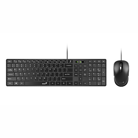 Genius set klávesnice + myš SlimStar C126 CZ+SK