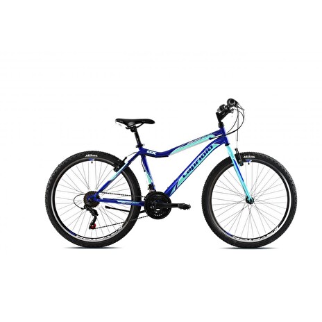 Horské jízdní kolo Capriolo DIAVOLO DX 600 26"/17" tyrkysovo-modré