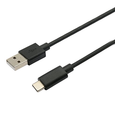 C-TECH kabel USB 2.0 AM na Type-C kabel (AM/CM), 2m, černý