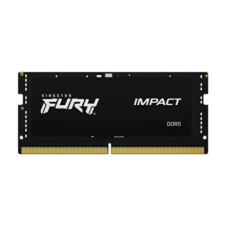 Kingston FURY Impact/SO-DIMM DDR5/16GB/4800MHz/CL38/1x16GB/Black