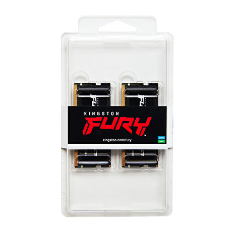 Kingston FURY Impact/SO-DIMM DDR5/16GB/4800MHz/CL38/2x8GB/Black