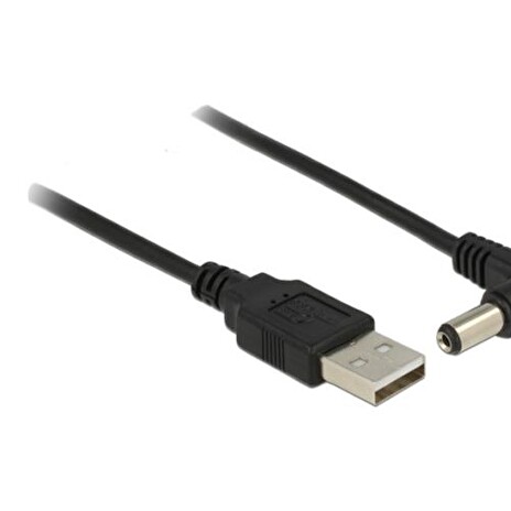 Delock napájecí kabel USB > DC 5.5 x 2.1 mm samec 90° 1.5 m