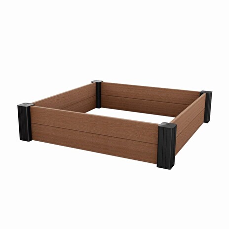 Vyvýšený záhon Keter Vista Modular Garden Bed hnědý