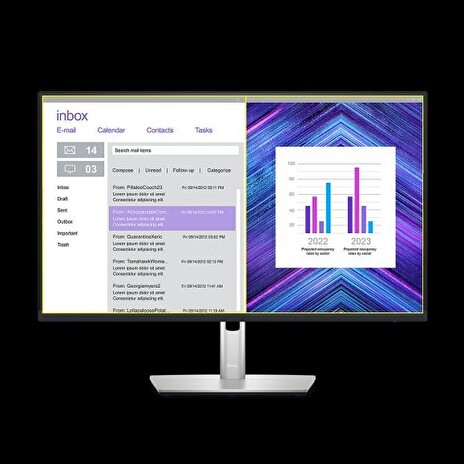 Dell Professional P2723DE 27"/WQHD(2560x1440)/1000:1/8ms/350 cd/m2/HDMI/DP/USB-C/RJ45/DOCK/tenký rámeček/černý