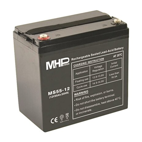 Baterie MHPower MS55-12 VRLA AGM 12V/55Ah