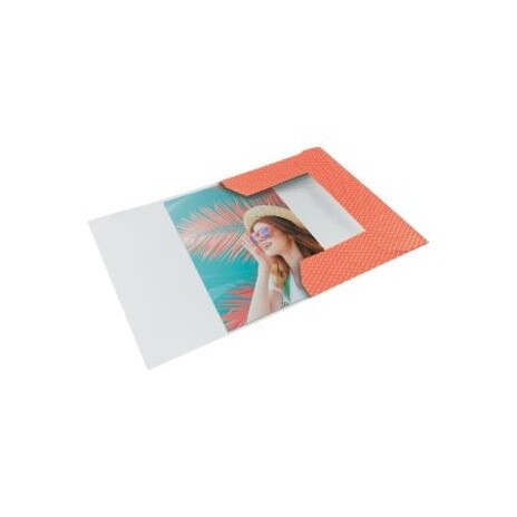 Esselte desky na dokumenty Colour'Breeze, kartonové, korálová
