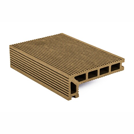 Terasové prkno G21 zakončovací, 2,5 x 14 x 400 cm, Cumaru WPC