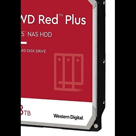 WD HDD Red Plus NAS 3.5" 8TB - 5400rpm/SATA-III/128MB