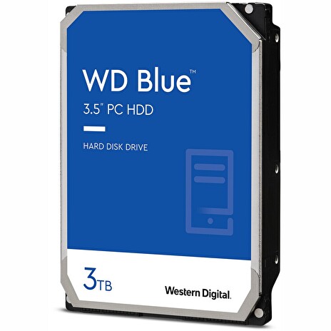 WD HDD Blue 3.5'' 3TB,- 5400rpm/SATA-III/256MB