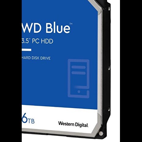 WD HDD Blue 3.5" 6TB - 5400rpm/SATA-III/256MB