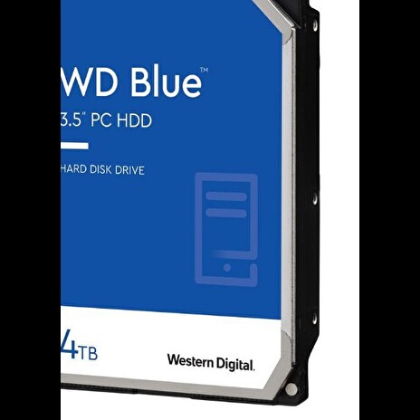 WD HDD Blue 3.5" 4TB - 5400rpm/SATA-III/256MB