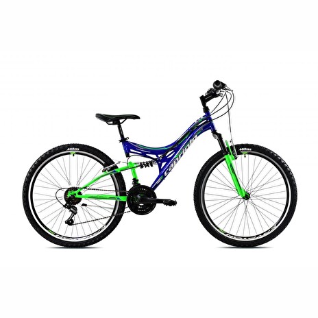 Celoodpružené jízdní kolo Capriolo CTX260 26"/16" modro/zelené