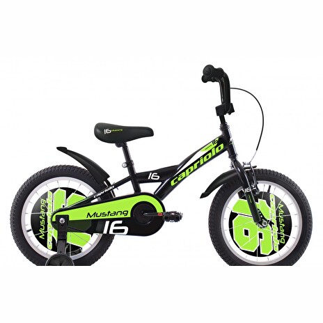 Dětské jízdní kolo Capriolo BMX 16"HT MUSTANG černo zelené