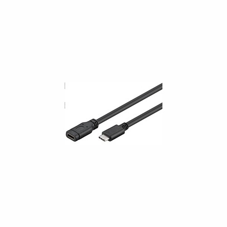 PremiumCord Prodlužovací kabel USB 3.2 generation 2, C/male - C/female, 1,5m