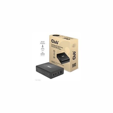 Club3D cestovní nabíječka 132W GAN technologie, 4xUSB-A a USB-C, PD 3.0 Support