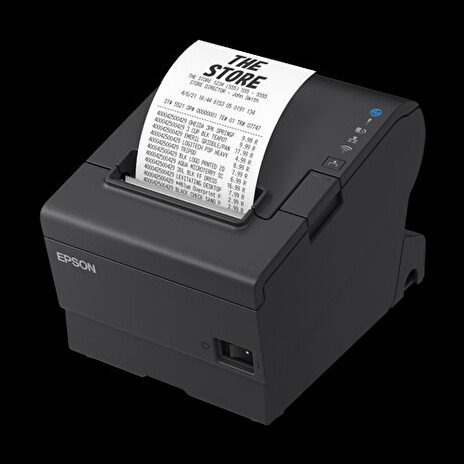 EPSON TM-T88VII-112 - černá/USB/ethernet/serial/zdroj/EU kabel/