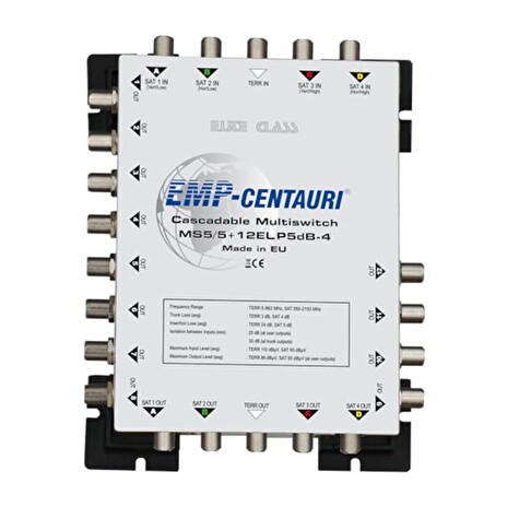 Satelitní multipřepínač EMP Centauri MS5/5+12ELP-4