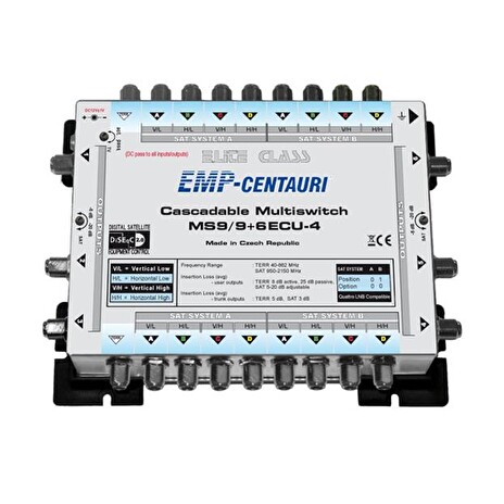 Satelitní multipřepínač EMP Centauri MS9/9+6ECU-4
