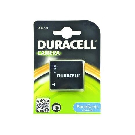 DURACELL Baterie - DR9709 pro Panasonic DMC-FS1, černá, 1050 mAh, 3.7V