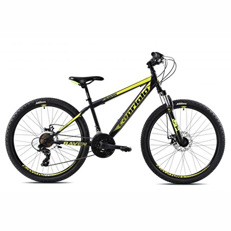 Dětské jízdní kolo Capriolo Raven 26" XC černo-žluté