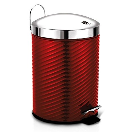 Odpadkový koš Berlingerhaus nerez 12 l Burgundy Metallic Line BH-6423