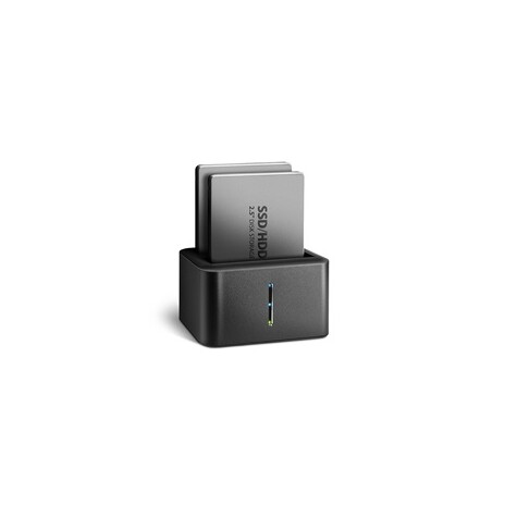 AXAGON ADSA-D25, USB 3.2 Gen 1 - 2x SATA 6G 2.5" SSD/HDD CLONE MINI dokovací stanice