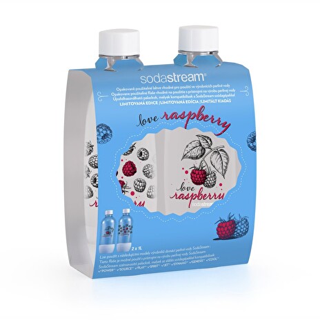 Láhev Sodastream Fuse Love Raspberry 2x 1l