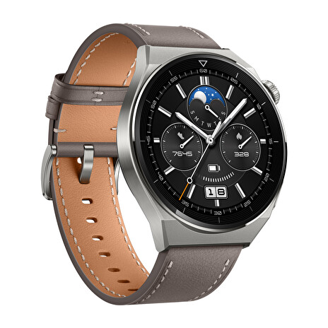Huawei Watch GT 3 Pro/46mm/Silver/Elegant Band/Gray