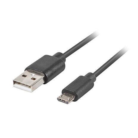 LANBERG USB Micro (M) na USB-A (M) 2.0 kabel 3m, černý, rychlé nabíjení 3.0