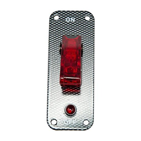 Spínač 1x s kontrolkou STU 47163 12V