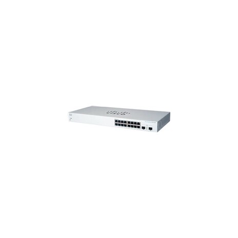Cisco switch CBS220-16T-2G, 16xGbE RJ45, 2xSFP, fanless - REFRESH