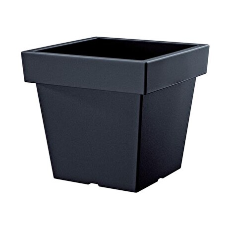 Květináč LOFLY LOW antracit 28,9cm