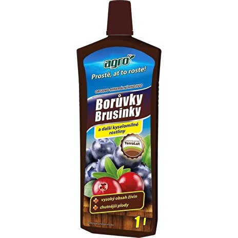 Hnojivo Agro OM kapalné hnojivo na borůvky a brusinky 1 l